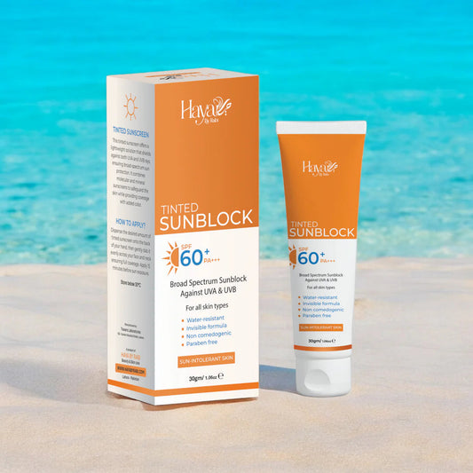 Tinted Sunblock - Broad Spectrum Protection User